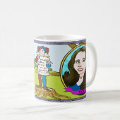 Tasse de café royale humoristique de mariage (Devant droit)