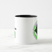 Tasse de café Rubans de Sensibilisation aux Combat (Centre)