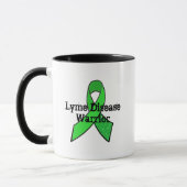 Tasse de café Rubans de Sensibilisation aux Combat (Gauche)