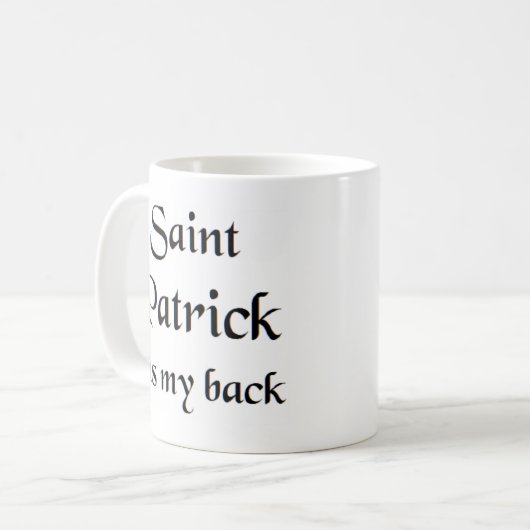 tasse de café saint patrick (Devant gauche)