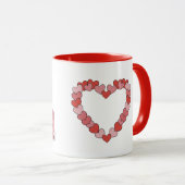 Tasse de café Saint-Valentin pour couple de super- (Devant droit)