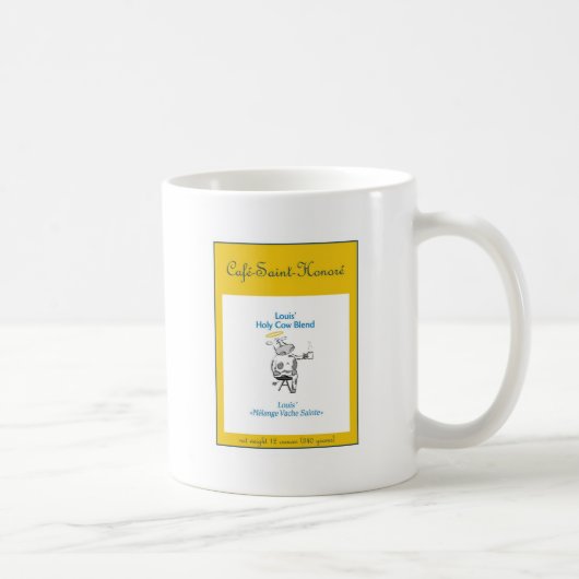 Tasse de café sainte de mélange de vache (Droite)