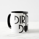 Tasse de café sale de type (Devant gauche)