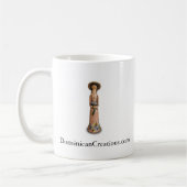 Tasse de café sans visage de poupée (Gauche)
