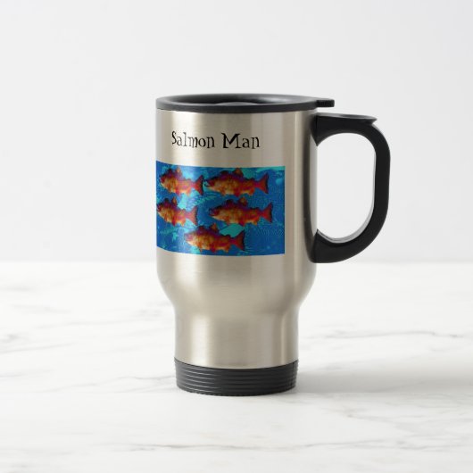 Tasse de café saumonée d'homme (Droit)