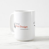 Tasse de café sauvage d'art d'oie (Devant gauche)