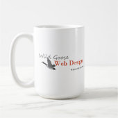 Tasse de café sauvage d'art d'oie (Gauche)