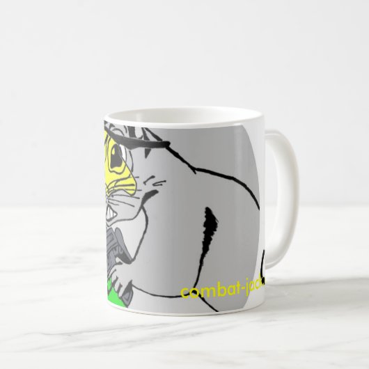 Tasse de café secrète d'écureuil (Devant droit)