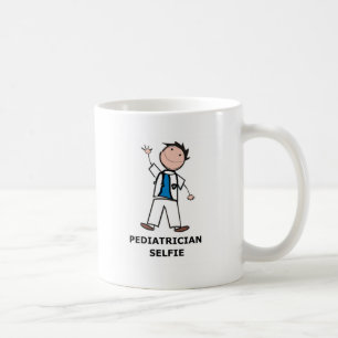 Tasse de café selfie de pédiatre Cadeau de médecin