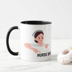 Tasse de café Simple Infirmière infirmière en se
