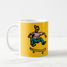 tasse de café skateboard