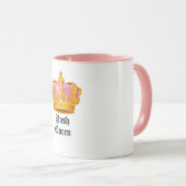 Tasse de café snob de la Reine, Poshmark, snob, (Devant droit)