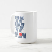 Tasse de café sociale de médias (Devant gauche)