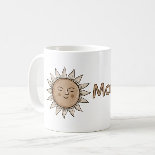 Tasse de café Soleil du matin (Devant gauche)