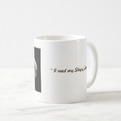 Tasse de café somnolente de taches (Devant droit)