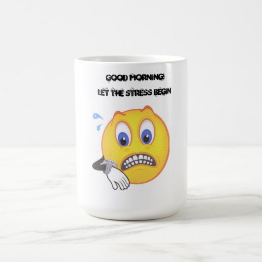 Tasse de café soumise à une contrainte (Centre)