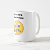 Tasse de café soumise à une contrainte (Devant droit)