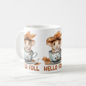 Tasse de café Souris d'Automne (Devant gauche)