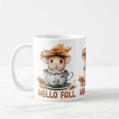 Tasse de café Souris d'Automne (Gauche)