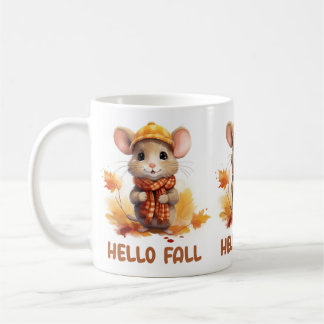 Tasse de café Souris d'Automne