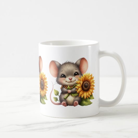 Tasse de café Souris d'Automne (Droite)