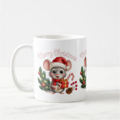 Tasse de café Souris de Noël (Gauche)