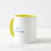 Tasse de café Soutien à l'Ukraine (Devant gauche)