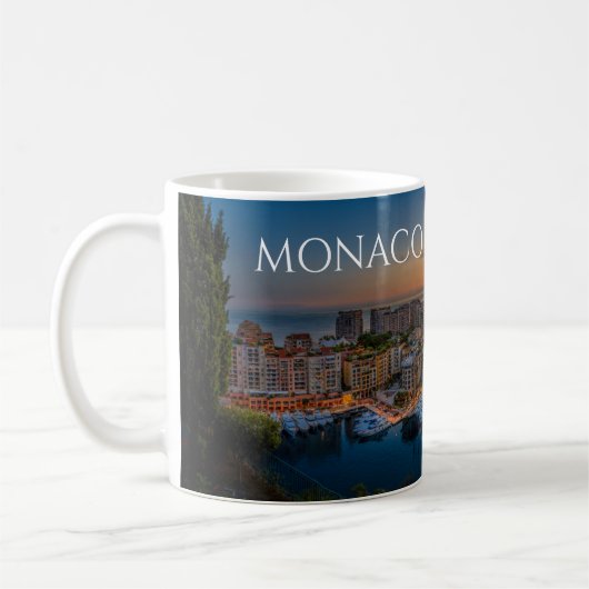 Tasse de café souvenir de Monaco (Gauche)