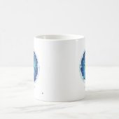 Tasse de café spéciale Galaxie du zodiaque Verseau (Centre)