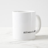 Tasse de café Stillness Is Allowed – Calme Réconfo (Devant droit)