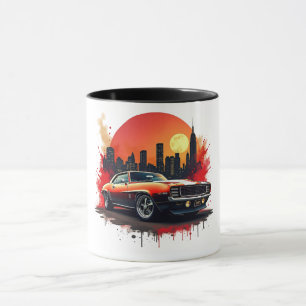 Tasse de café Street Art Muscle Car