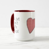 Tasse de café stupide de difficulté (Devant gauche)