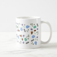 Tasse de café - substances particulaires d'urine