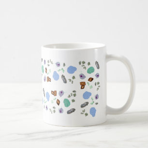 Tasse de café - substances particulaires d'urine