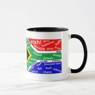 Tasse de café sud-africaine d'argot -