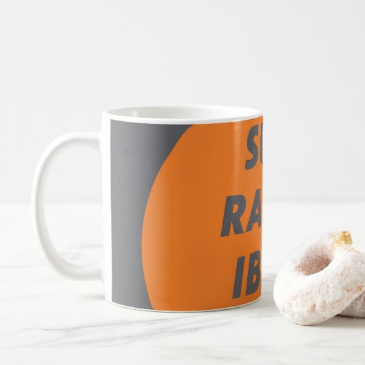 Tasse de café Sun Radio Ibiza (Avec donut)
