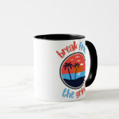 Tasse de café Sunset Palms (Devant droit)