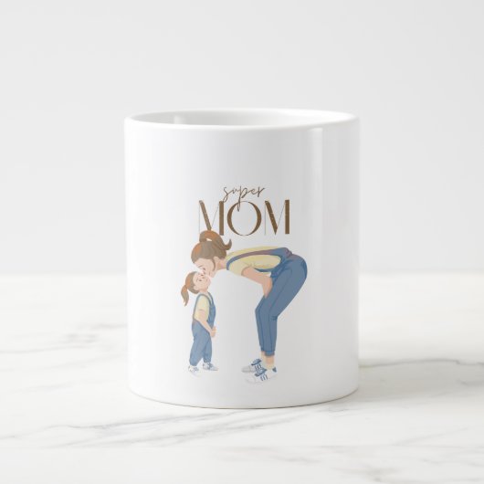 tasse de café super maman (Devant)