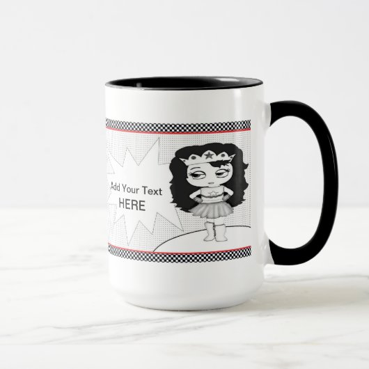 Tasse de café superbe de fille (Droite)