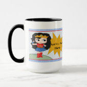 Tasse de café superbe de fille (Gauche)