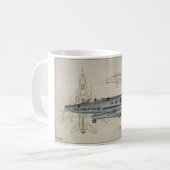 Tasse de café superbe du sabre F-100 (Devant gauche)