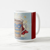Tasse de café Superpuissance de Maman (Devant droit)