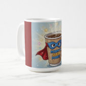 Tasse de café Superpuissance de Maman (Devant gauche)