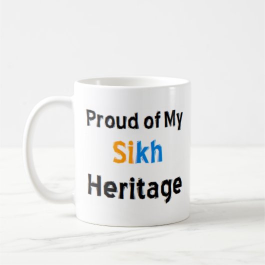 tasse de café sur l'héritage sikh (Gauche)