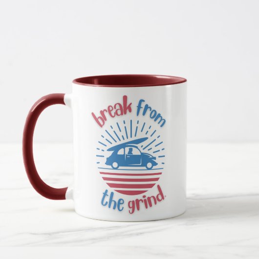 Tasse de café Surf Car (Gauche)