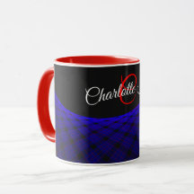 Tasse de café tapis espace géométrique