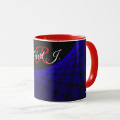 Tasse de café tapis espace géométrique (Devant droit)