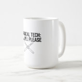 Tasse de café Tech Chirurgicale Scalpel S'il Vous (Devant droit)