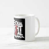 Tasse de café/thé Equal Right Voice (Devant droit)