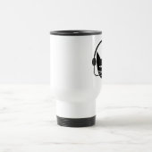 Tasse de café thermique de FM de chat noir (Centre)